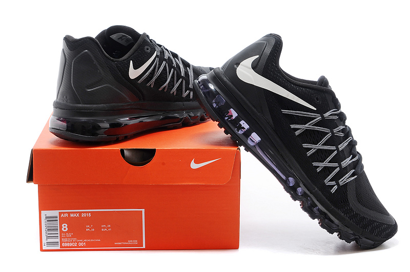 Nike Air Mx 2015 Flywire Black Shoes - Click Image to Close