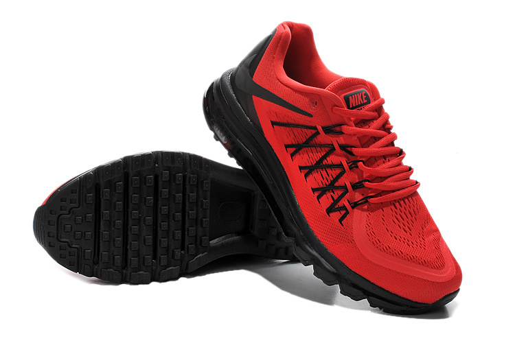 Nike Air Mx 2015 Red Black Shoes - Click Image to Close