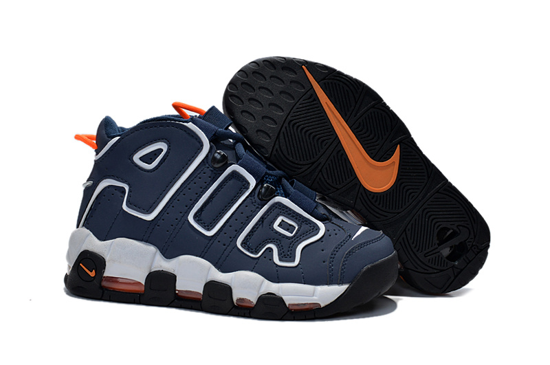 Nike Air Pippen Blue Grey Orange Shoes For Women - Click Image to Close