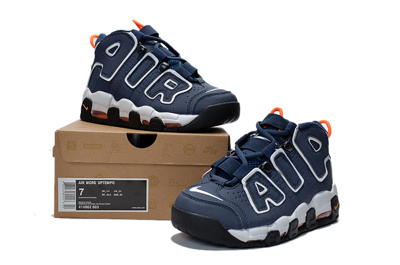 Nike Air Pippen Blue Grey Orange Shoes For Women - Click Image to Close