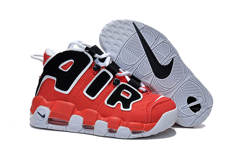 Nike Air Pippen Red Black White Shoes For Women - Click Image to Close