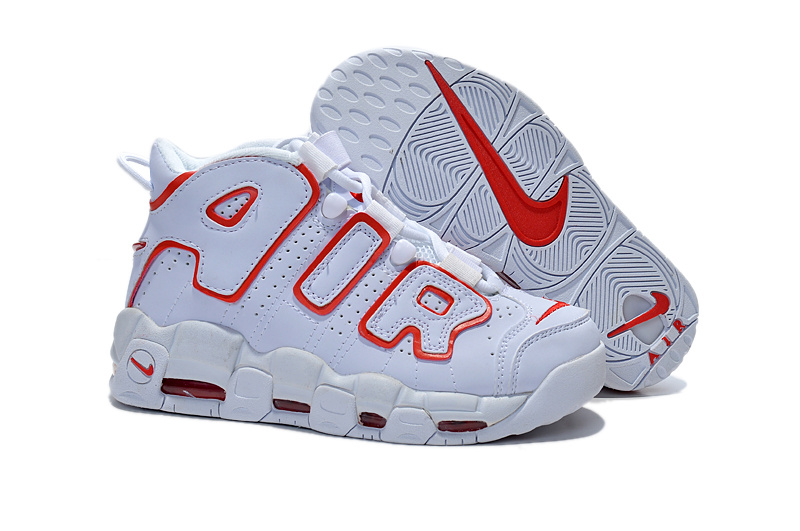 Nike Air Pippen White Red Shoes For Women