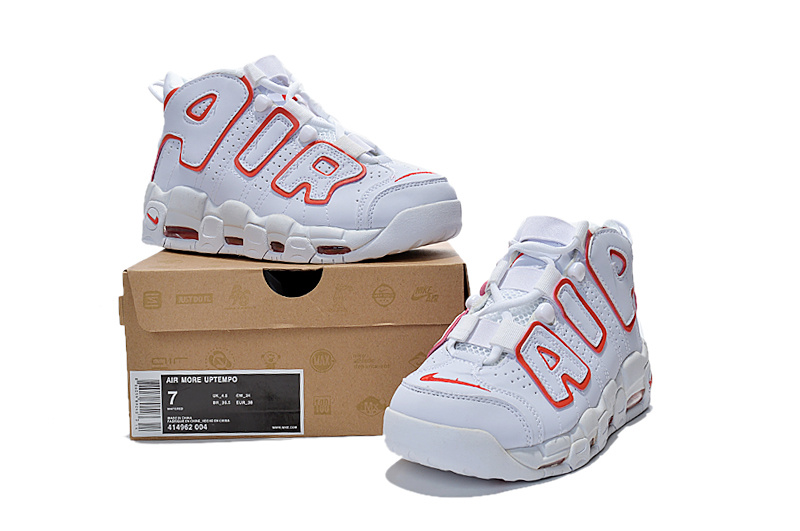 Nike Air Pippen White Red Shoes For Women