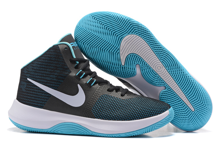 Nike Air Precision 2017 Black Jade Blue Shoes - Click Image to Close