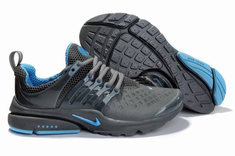 Nike Air Presto 2 Carve All Grey Blue Shoes With Big Holes - Click Image to Close