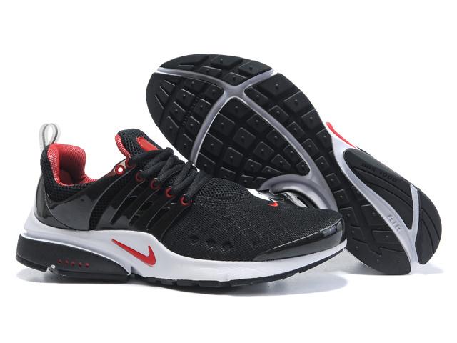 Nike Air Presto 2 Carve Black Red White Shoes With Big Holes - Click Image to Close