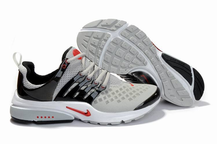 Nike Air Presto 2 Carve Grey Black Red White Shoes With Big Holes