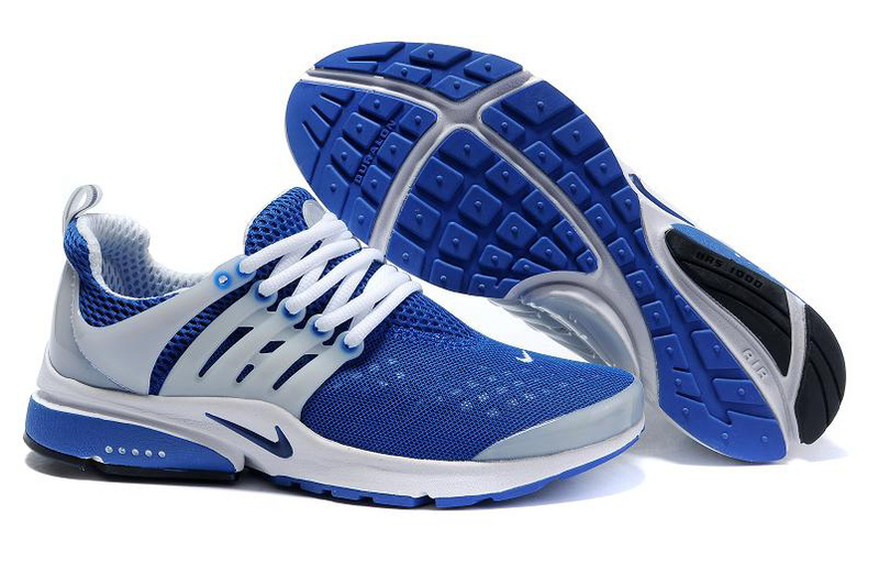 Nike Air Presto 2 Carve Royal Blue White Shoes With Big Holes