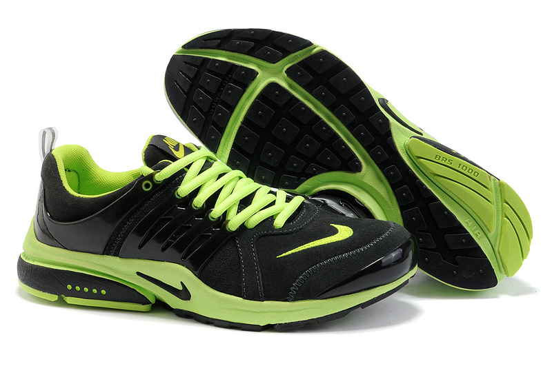 Nike Air Presto Suede Black Green Shoes
