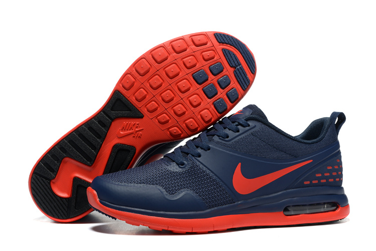 Nike Air SB Deep Blue Reddish Orange Shoes - Click Image to Close