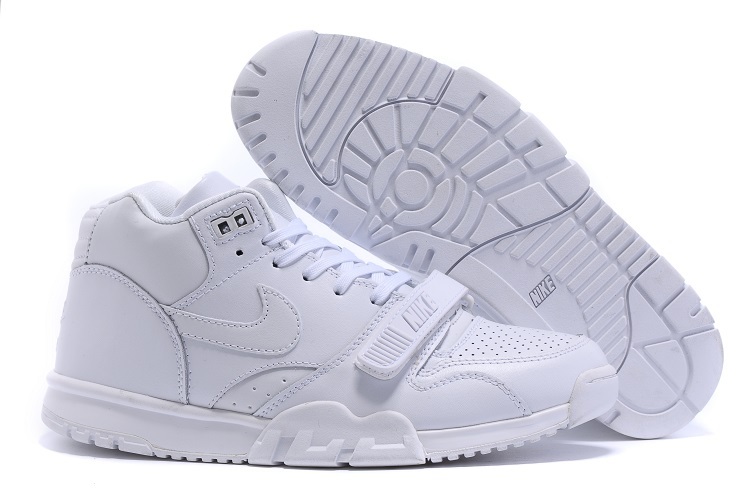 Nike Air Trainer 1 Built in Sole All White Shoes