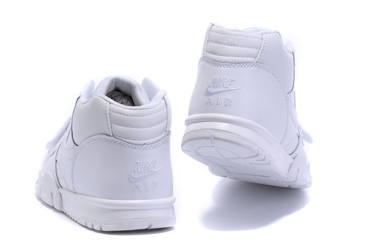 Nike Air Trainer 1 Built in Sole All White Shoes - Click Image to Close