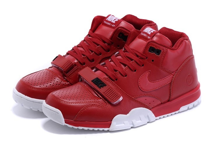 Nike Air Trainer 1 Built in Sole Sandian White Red Shoes - Click Image to Close