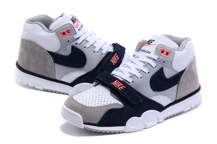 Nike Air Trainer 1 Built in Sole White Grey Blue Shoes