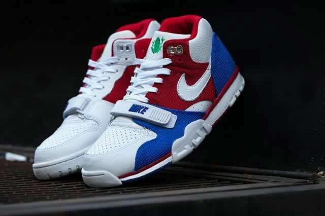 Nike Air Trainer 1 Built in Sole White Red Blue Shoes