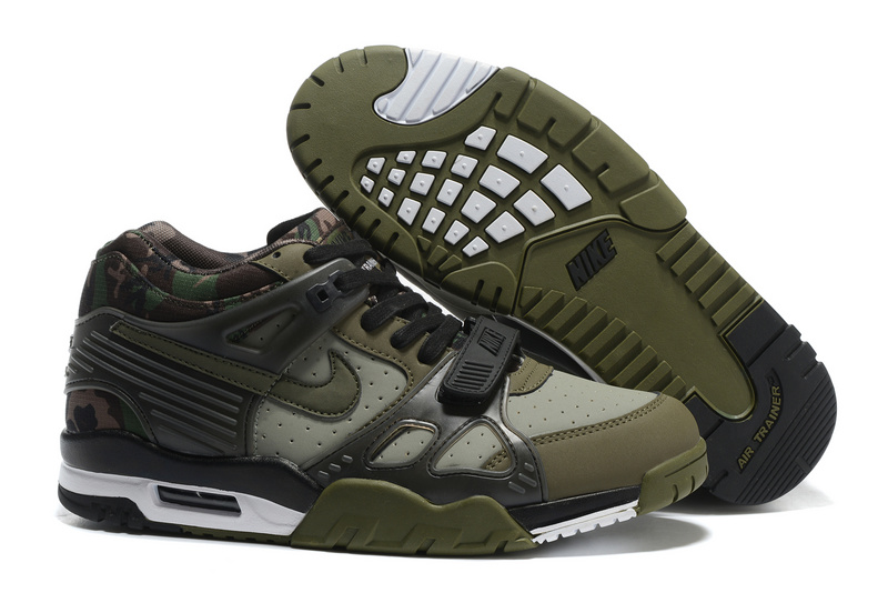 Nike Air Trainer 3 Army Green Shoes - Click Image to Close