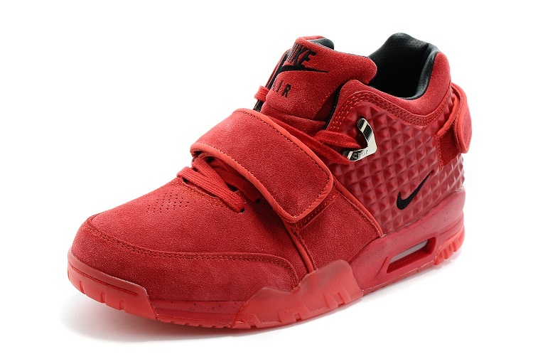 Nike Air Trainer Cruz All Red Shoes - Click Image to Close