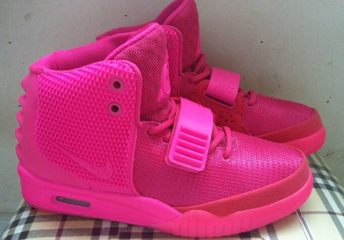 Nike Air Yeezy 2 All Pink For Women
