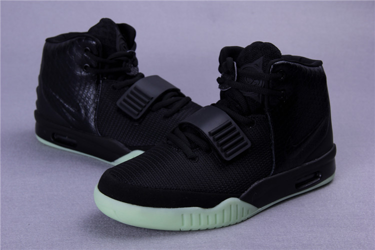 Nike Air Yeezy 2 Black Shoes - Click Image to Close