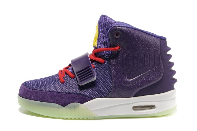 Nike Air Yeezy 2 Purple White Shoes