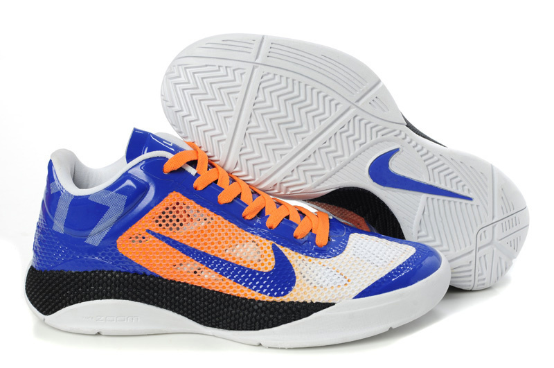 Nike Air Zoom Hyperfuse 2011 Low Jeremy Lin Blue Orange White Black Shoes