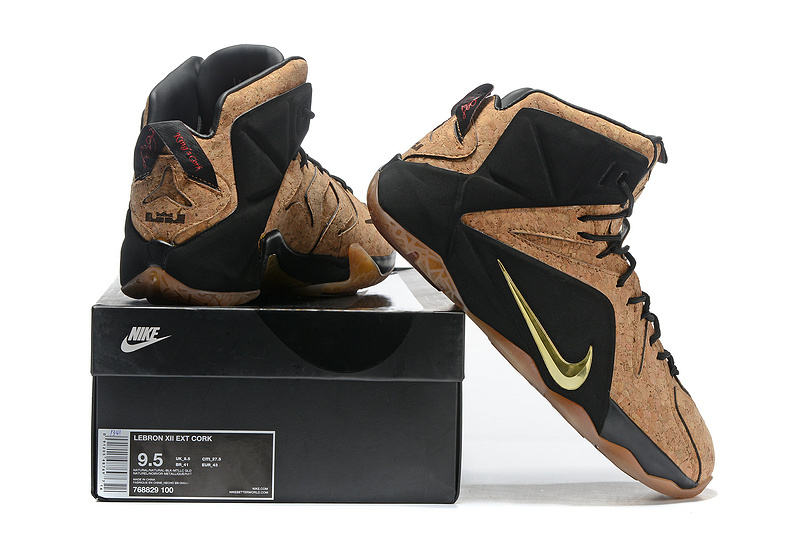 Nike Air Zoom Lebron James 13 Cork Black Shoes - Click Image to Close