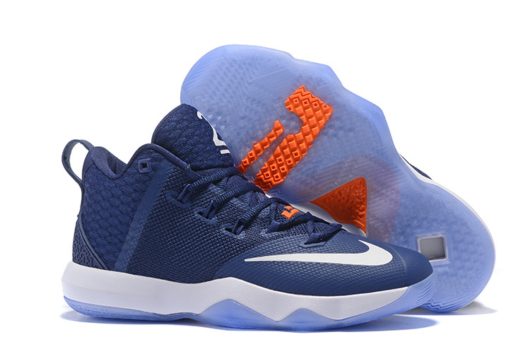 Nike Ambassador IX Basketball Blue White Shoes - Click Image to Close