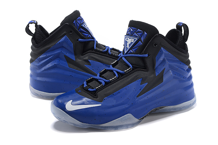 Nike Chuck Posite Blue Black Basketball Shoes - Click Image to Close