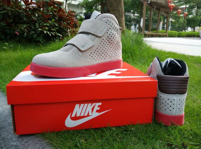 Nike FLYSTEPPER 2K3 Yeezy Grey Red Shoes - Click Image to Close