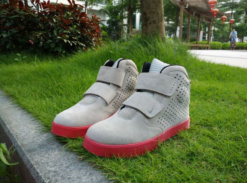 Nike FLYSTEPPER 2K3 Yeezy Grey Red Shoes - Click Image to Close