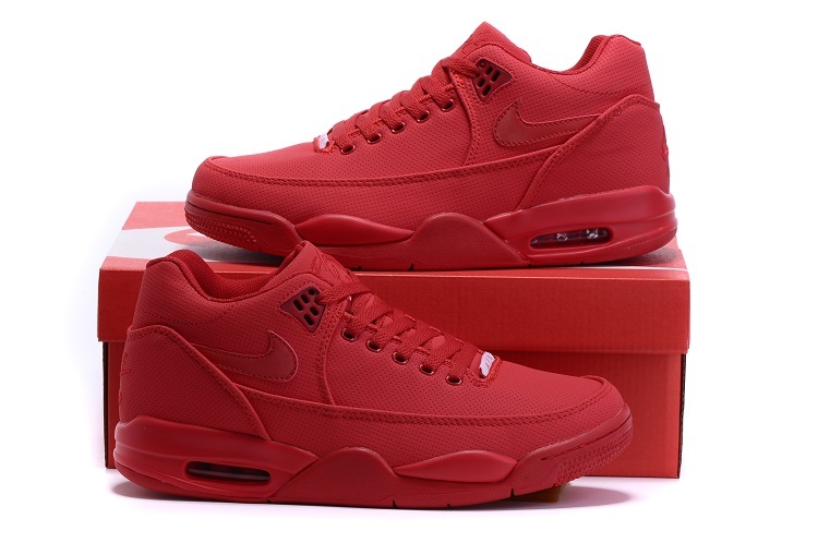 Nike Flight Squad All Red Shoes - Click Image to Close