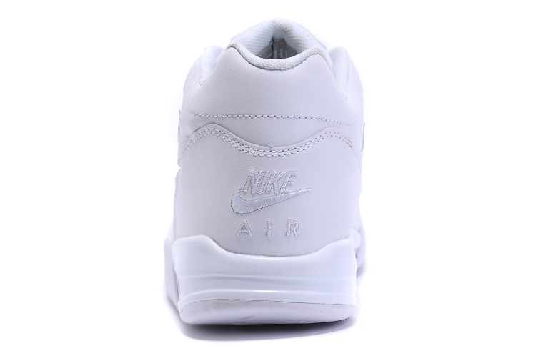 Nike Flight Squad All White Shoes - Click Image to Close