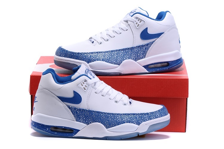 Nike Flight Squad White Blue Shoes