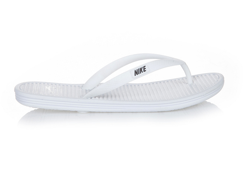 Nike Flip-flops All White Sandal - Click Image to Close