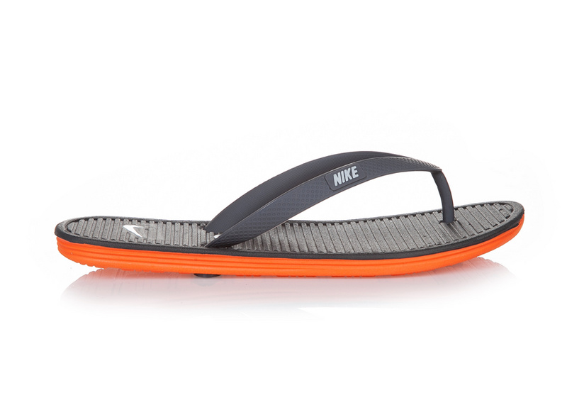 Nike Flip-flops Black Orange Sandal - Click Image to Close