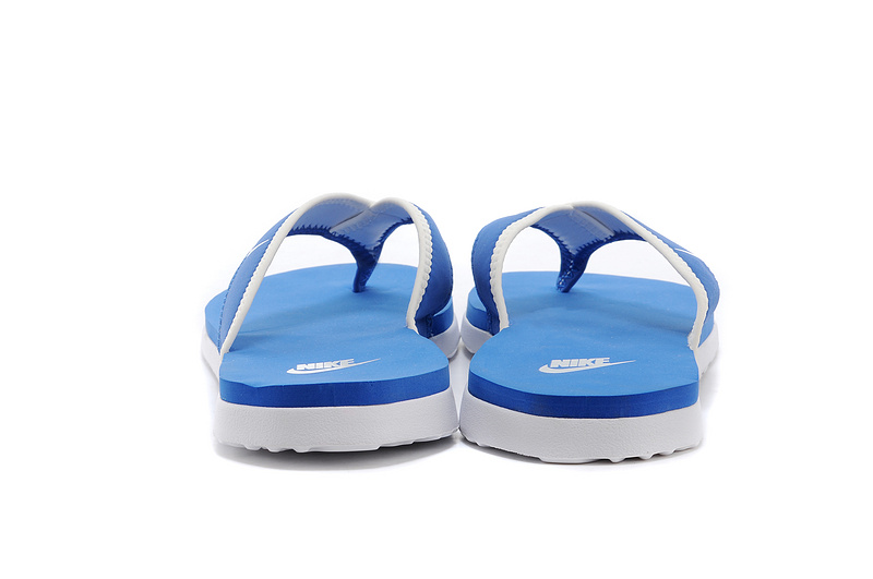 Nike Flip-flops Blue White Sandal - Click Image to Close