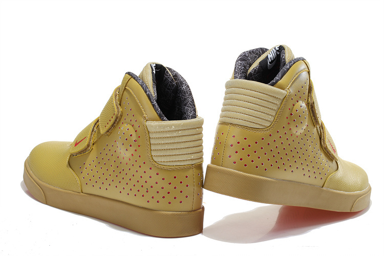 Nike Flystepper 2K3 Yeezy Gold Red Sole Shoes