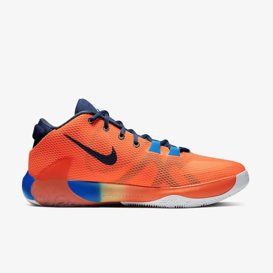 2019 Nike Freak 1 Orange Blue - Click Image to Close