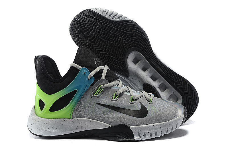 Nike HyperRev 2015 Grey Black Green Shoes - Click Image to Close