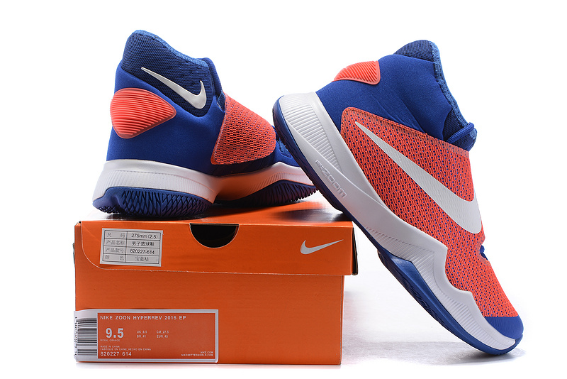 Nike HyperRev 2016 Red Blue White Shoes - Click Image to Close