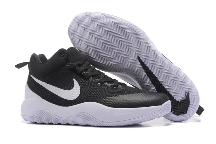 Nike HyperRev 2017 Black White Swoosh Shoes - Click Image to Close