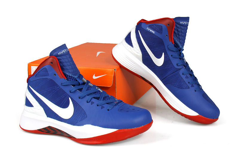 Nike Hyperdunk 2011 Blue White Red Shoes