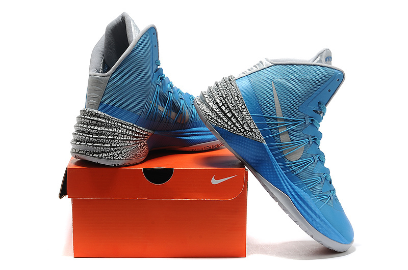 Nike Hyperdunk 2013 XDR Olympic Lebron Blue Silver Shoes - Click Image to Close