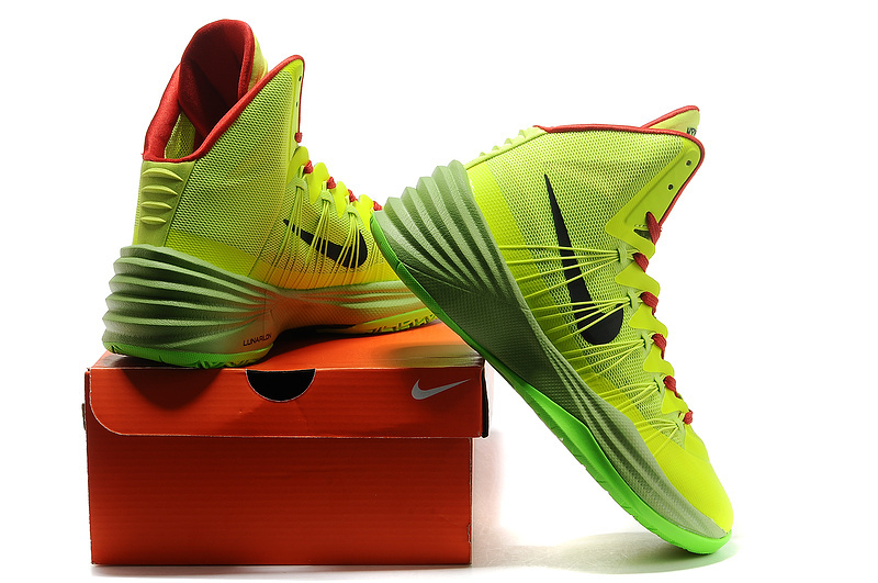 Nike Hyperdunk 2013 XDR Olympic Lebron Green Red Shoes
