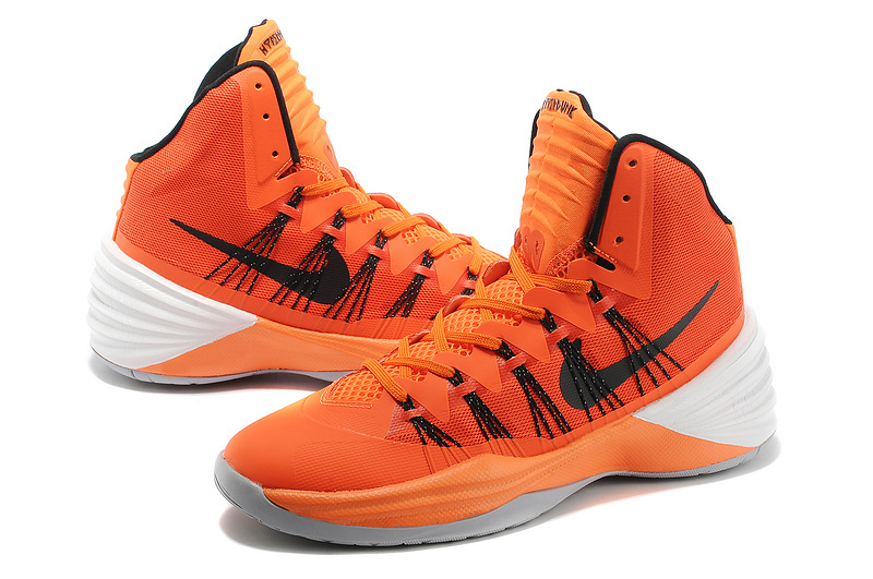 Nike Hyperdunk 2013 XDR Olympic Lebron Orange Black White Shoes