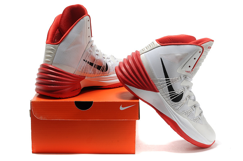 Nike Hyperdunk 2013 XDR Olympic Lebron Silver White Red Shoes