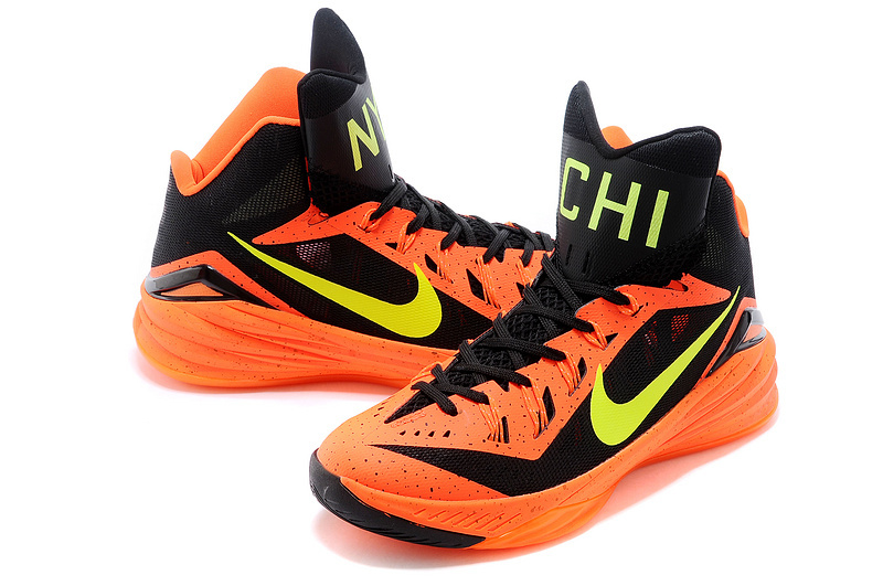 Nike Hyperdunk 2014 XDR Black Orange Yellow Shoes - Click Image to Close