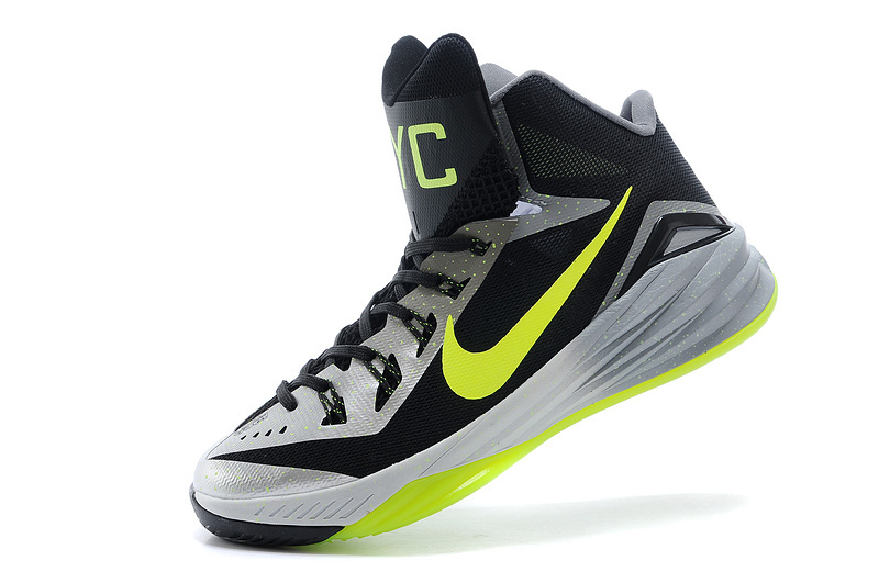 Nike Hyperdunk 2014 XDR Black Silver Green Shoes - Click Image to Close