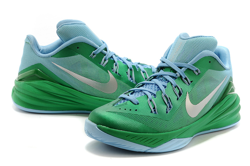 Nike Hyperdunk 2014 XDR Green Silver Shoes - Click Image to Close