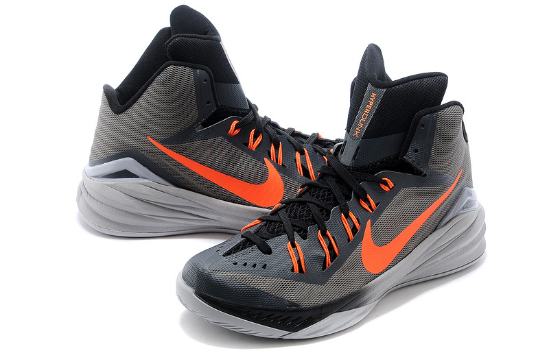 Nike Hyperdunk 2014 XDR Grey Black Orange Shoes